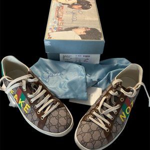 Gucci Men's Ace Print Sneakers